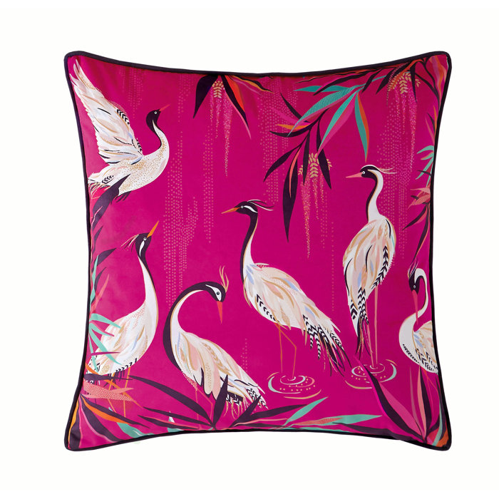 Sara Miller Heron Feathers Cushion With Filling & Reviews Wayfair.co.uk